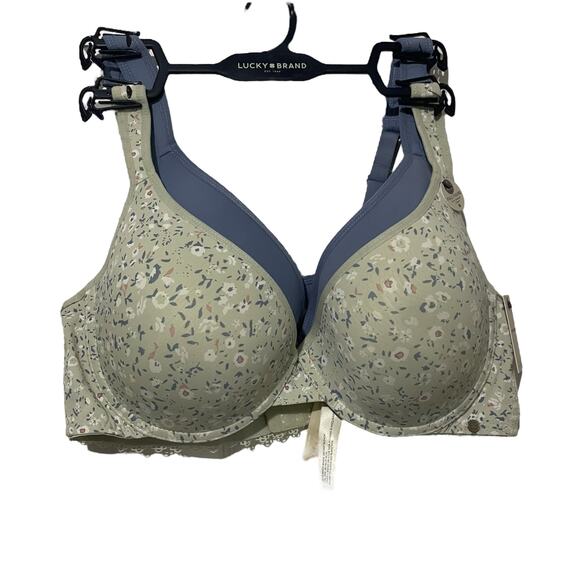 Lucky Brand Womens Bra Size 42C Full Coverage Adjustable Straps Underwire 2 Pack - Picture 1 of 8